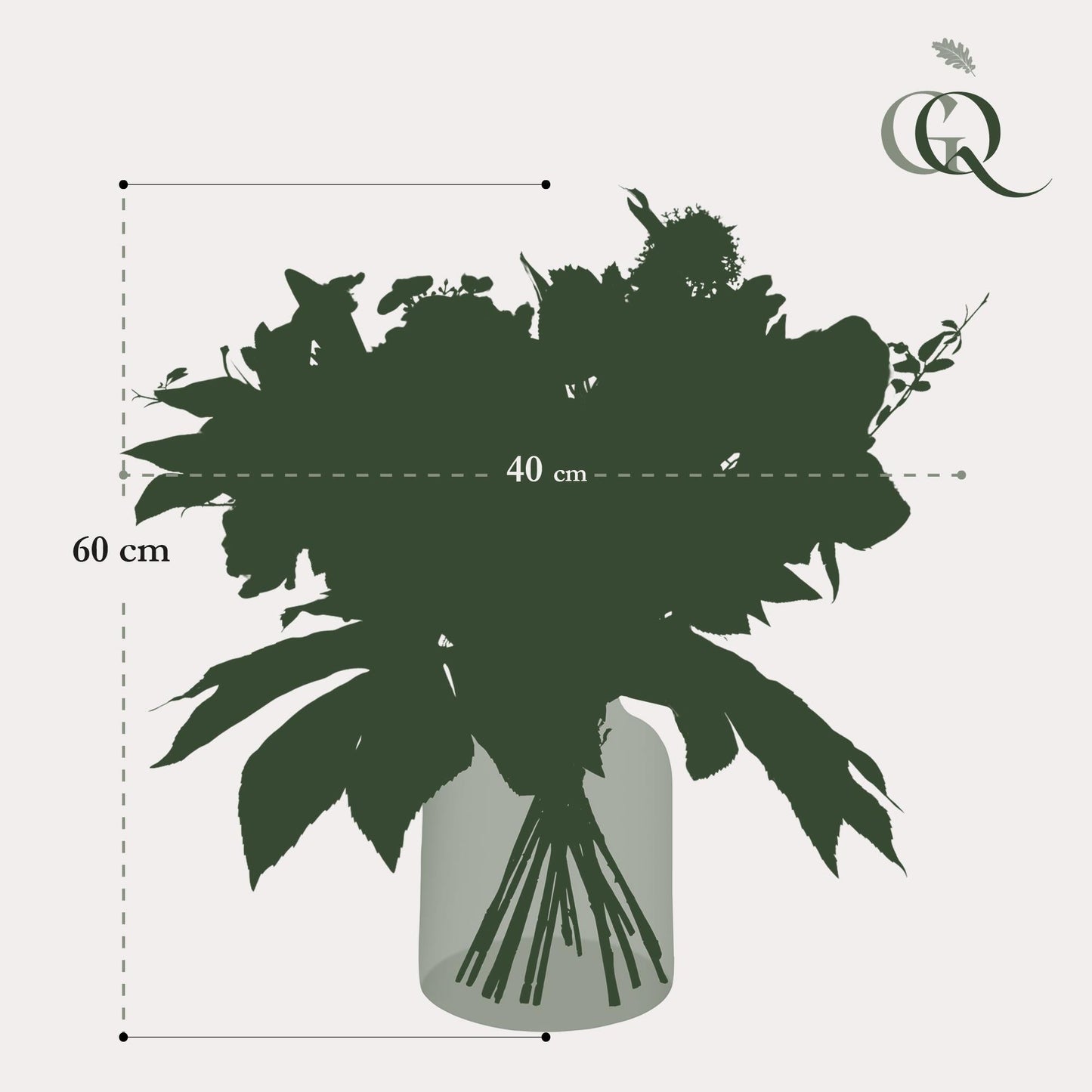 Designpflanze Bouquet White Dream