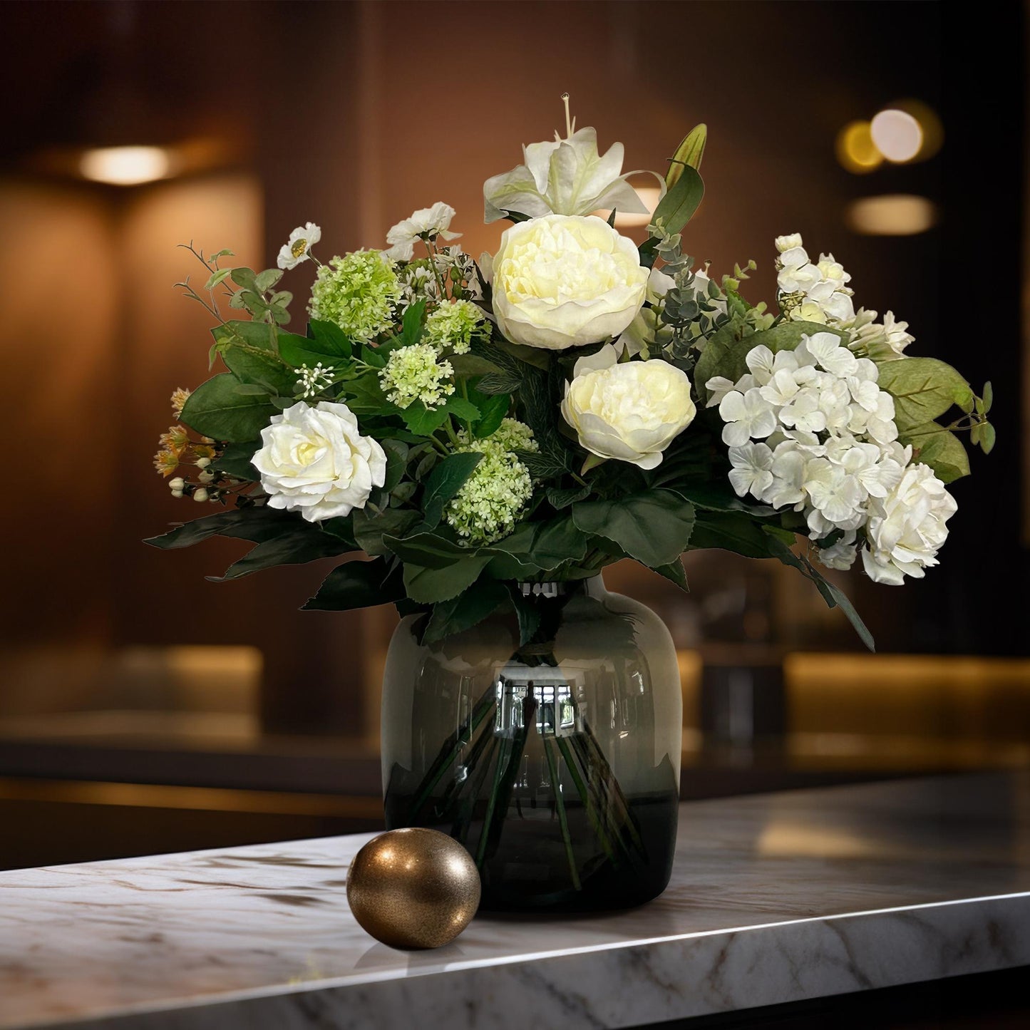 Designpflanze Bouquet White Dream